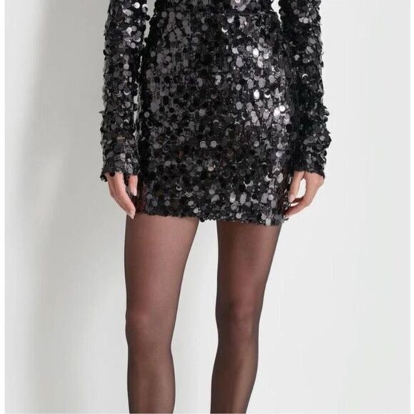 Ladies DKNY Sequin Embellished Skirt - Picture 1 of 9
